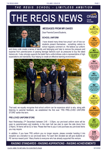 The Regis News - Latest Issue