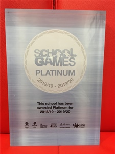 Platinum School Games Mark for The Regis School