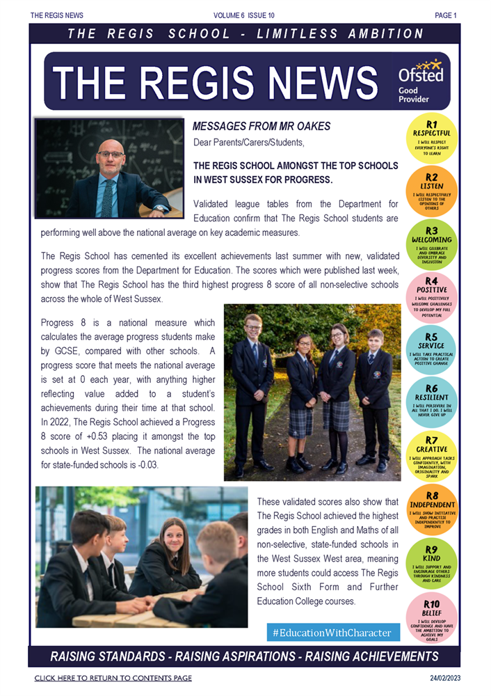 The Regis News - Latest Issue