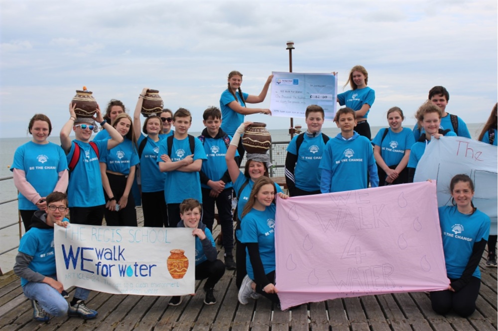 Raising Awareness With Every Step - Regis School Water Walkers